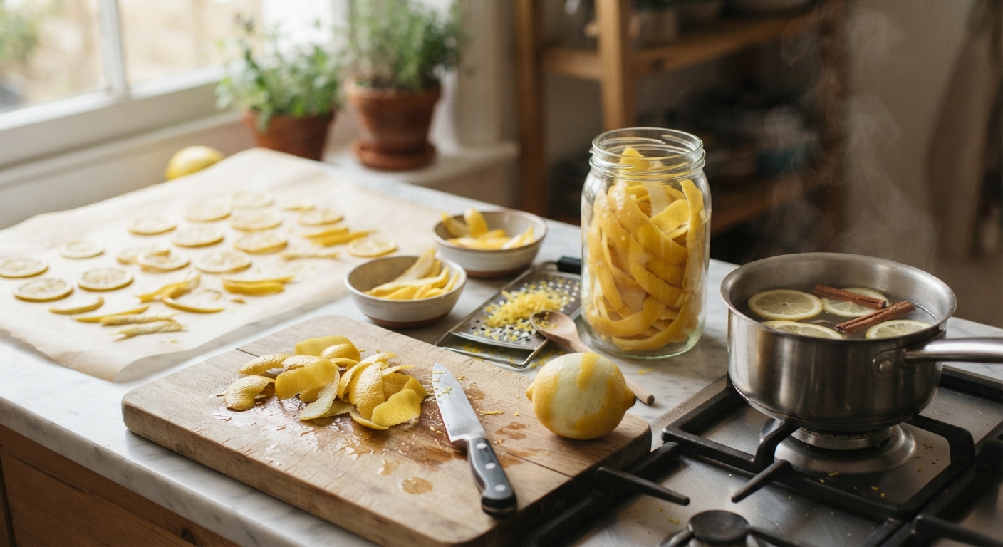 8 Clever Ways to Reuse Lemon Peels Around the Kitchen and Home